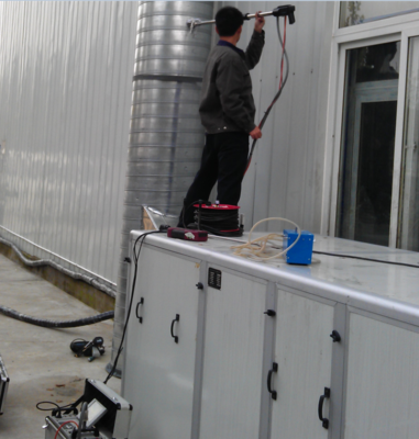 有機廢氣排放檢測現場